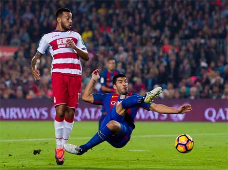 לא במיטבו. לואיס סוארס (Getty)