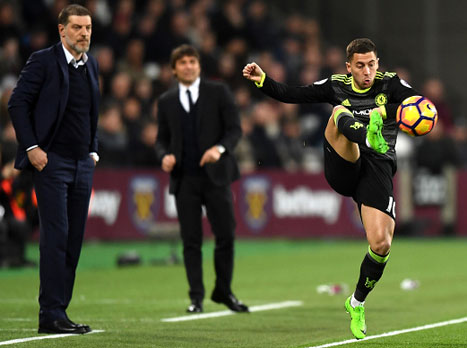 צ`לסי מחזיקה ב-65 אחוז מהזמן בכדור, זה לא נותן לה הרבה עד כה (getty)