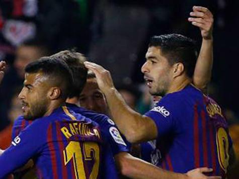 סוארס עם שמונה שערים בליגה, מחציתם הובקעו בשבוע האחרון (getty/david ramos)