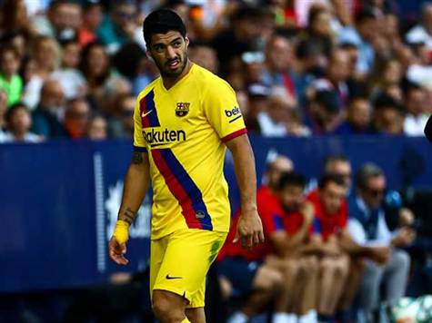 סוארס על הספסל הערב. החלוץ, שנפצע בהפסד בשבוע שעבר 3:1 בלבאנטה, נכלל בסגל של ואלוורדה וייתכן שיקבל דקות. גם ארתור חזר מהפציעה ממנה סבל, והוא בהרכב. (getty)