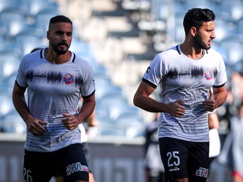 גיא משפתי ועלי כיאל מתחממים. רוצים שער נקי (מאור אלקסלסי)