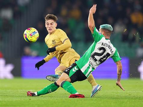 <STRONG>מחצית: 0:0 בין בטיס לברצלונה </STRONG>(Getty)