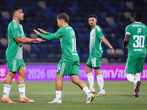 הירוקים באים על שכרם לאחר דקות נהדרות. בנסון הוביל התקפת מעבר בצד ימין ומסר לאוחנה, שהמשיך עם מסירה שמאלה לאזולאי, ששלח בנגיעה מדויקת לרשת (מאור אלקסלסי)