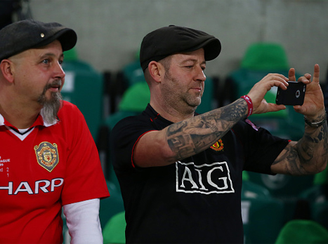 אוהדי יונייטד בגרמניה (Getty)