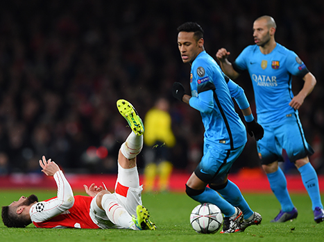 ניימאר היה קרוב מאוד לכבוש את השער הראשון במשחק