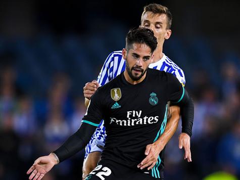 החלק הקדמי של מדריד מתקשה מעט מפתיחת המחצית